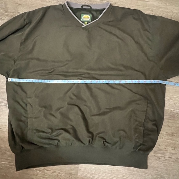 Cabela’s Windcrest V Neck Pullover Windbreaker Jacket Men’s XLT Green - Picture 8 of 11